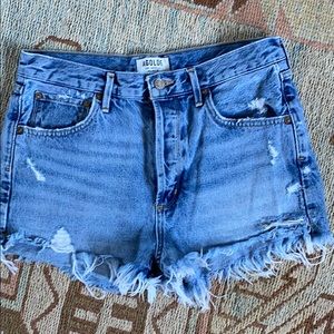 Agolde denim cutoffs
